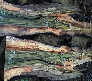 Слэбы экзотической древесины в продаже