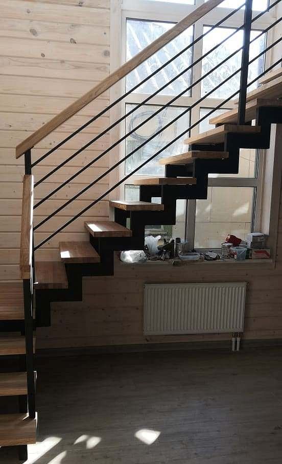 Каркас лестницы из металла для дома на второй этаж - типы и виды